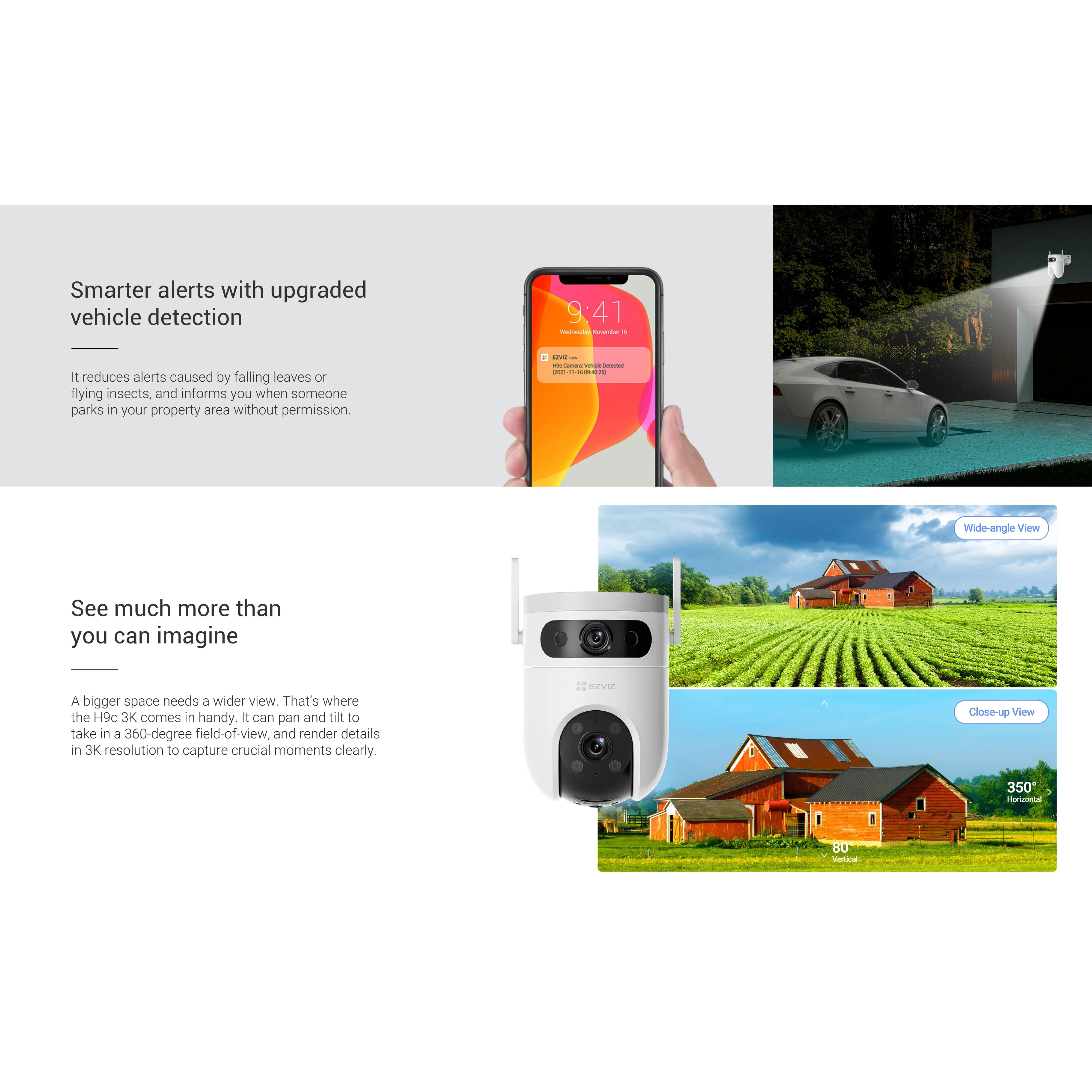 Ezviz H9C DUAL 3K Dual-Lens Pan & Tilt Wi-Fi Camera - Image 15