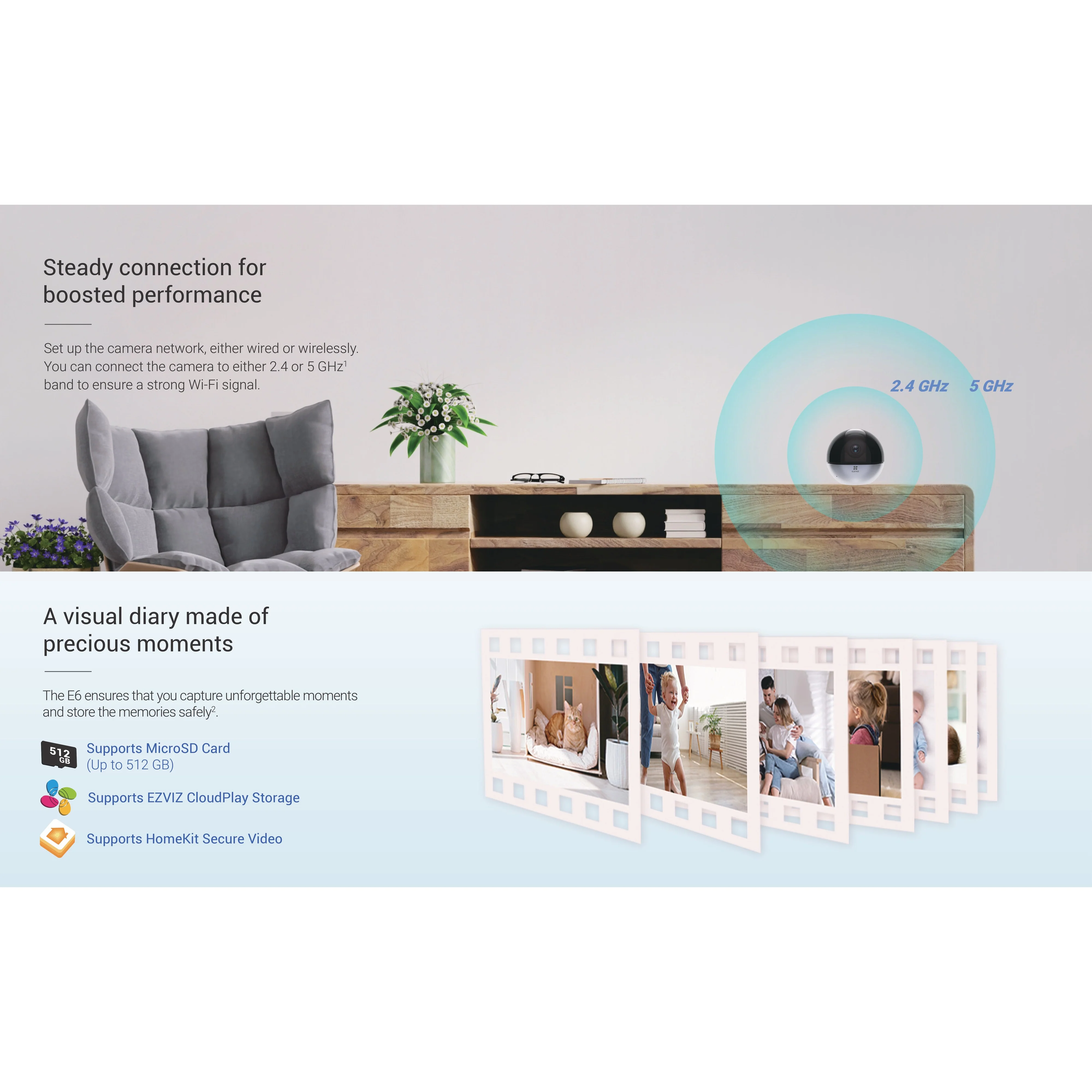 Ezviz E6 3K(5mp) Indoor Wifi Camera - Image 6
