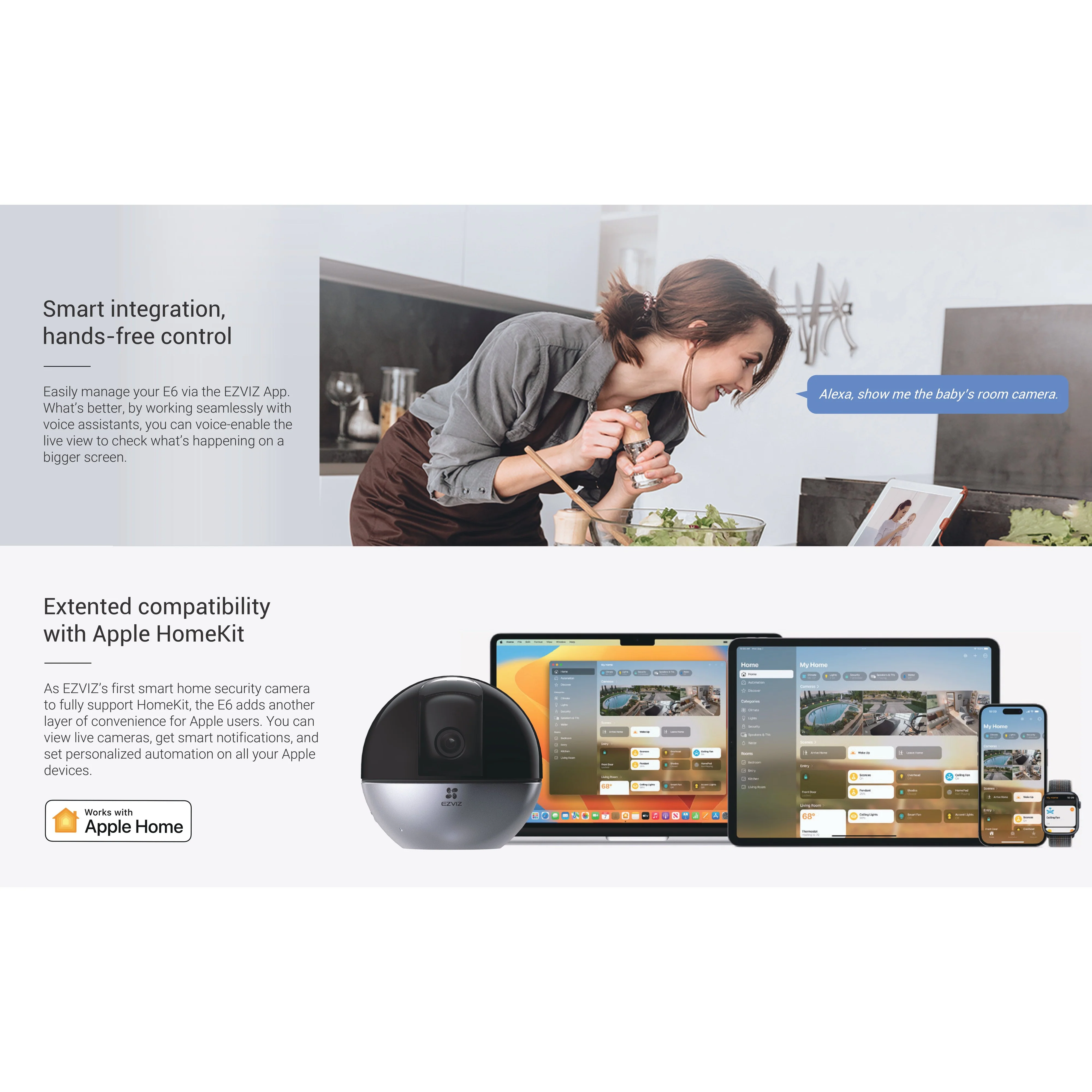 Ezviz E6 3K(5mp) Indoor Wifi Camera - Image 7