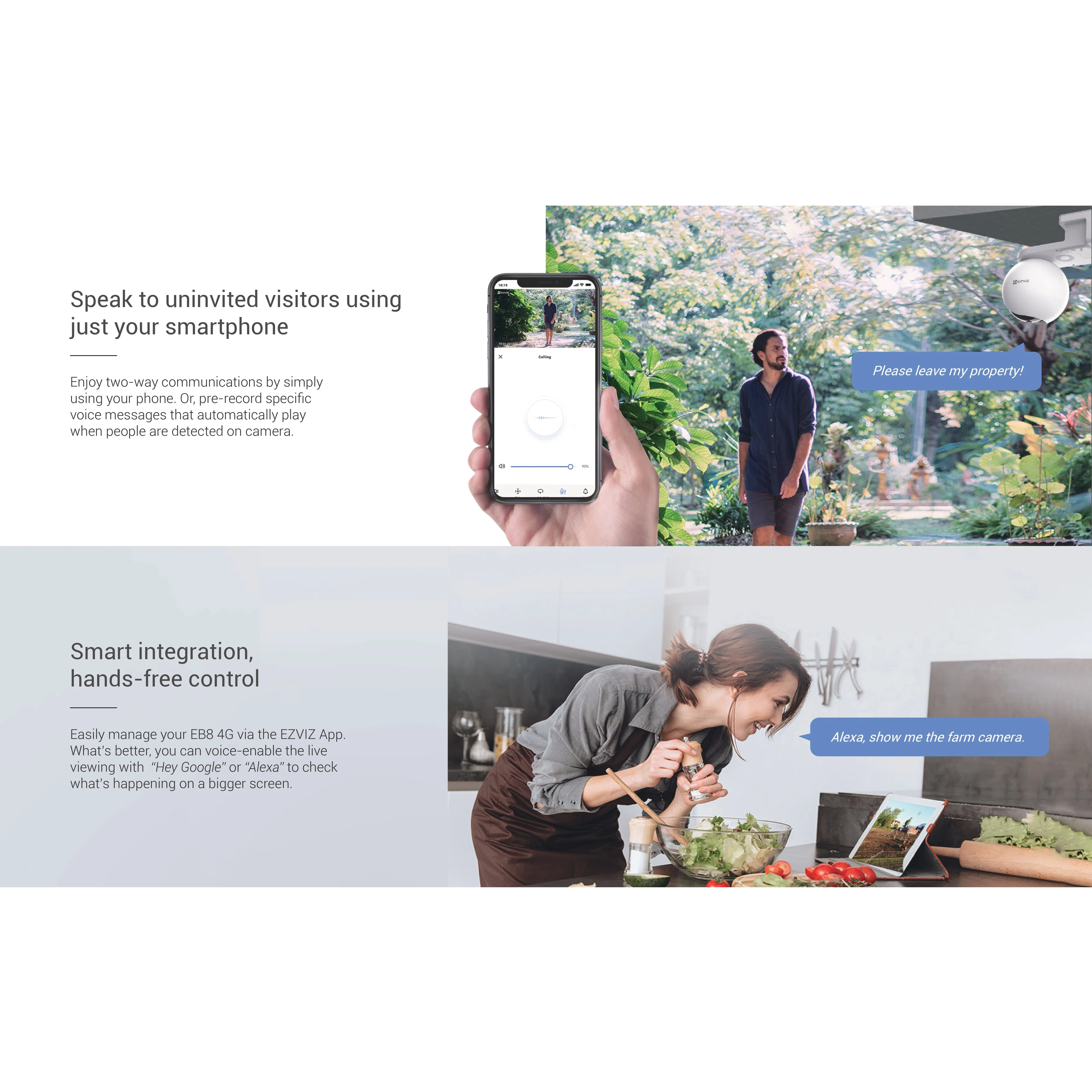 Ezviz EB8 4G Pan & Tilt 4G Battery Camera - Image 4