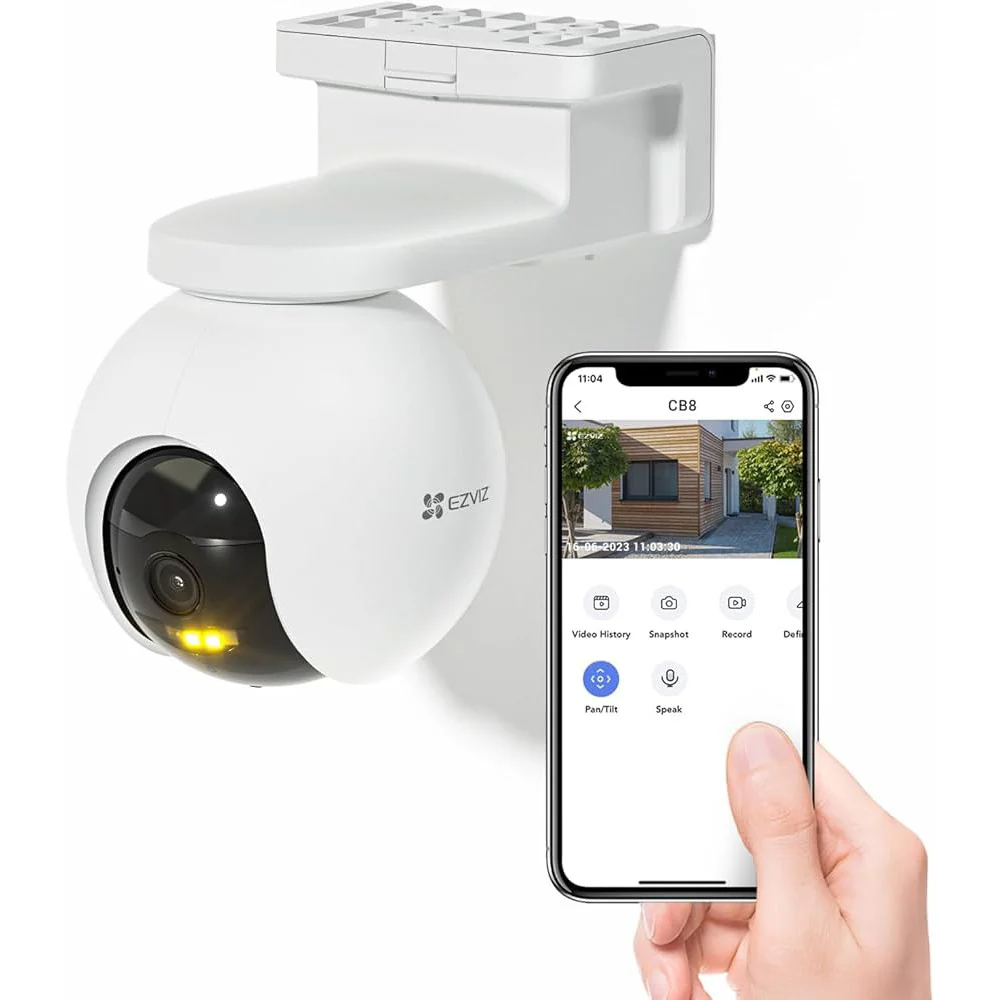 Ezviz HB8 2K Pan & Tilt Wi-Fi Camera, CS-HB8-4MP - White - Image 3