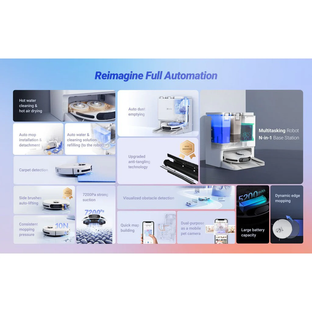 Ezviz RS20 Pro Robot Vacuum & Mop Combo - Image 16
