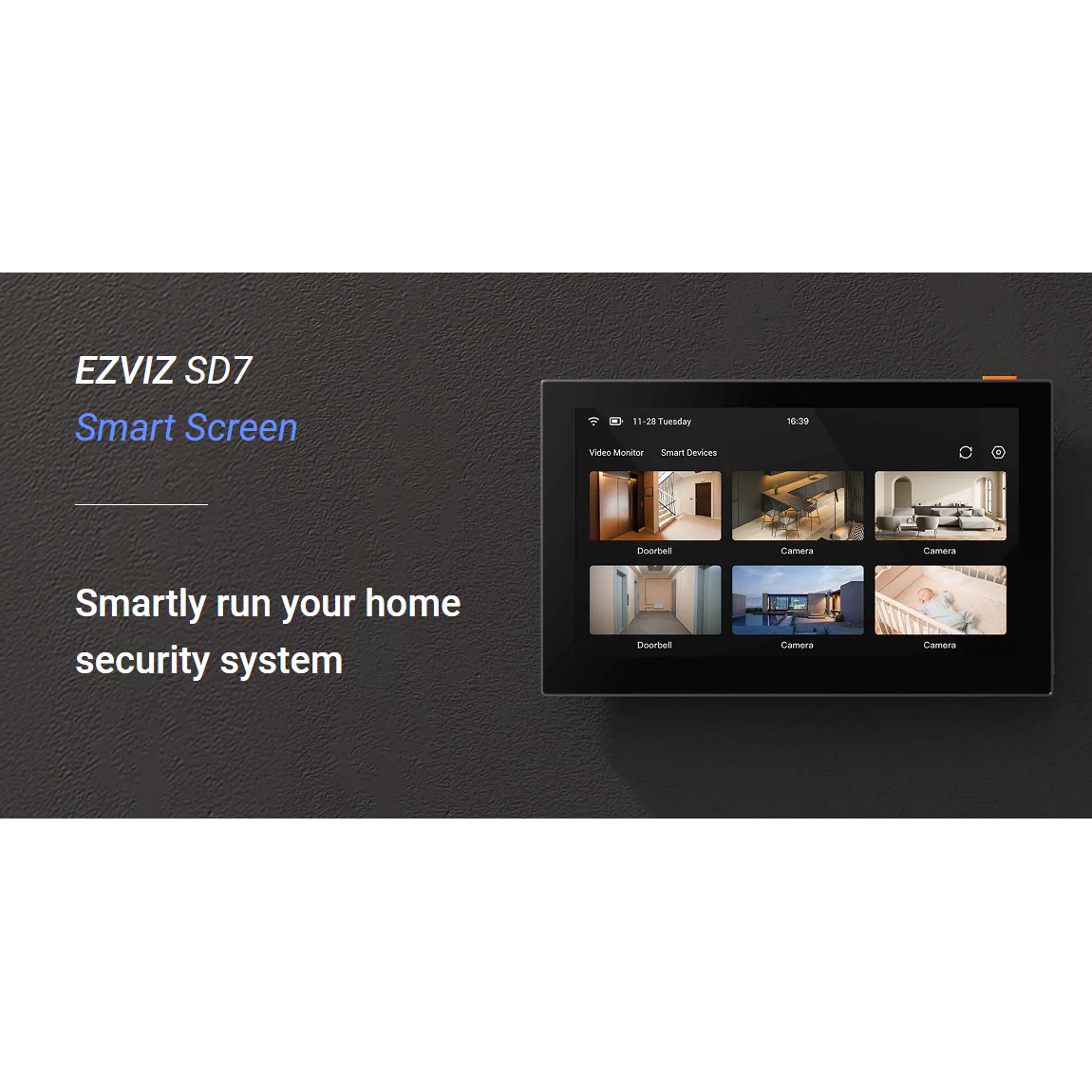 Ezviz SD7 Wireless Touch Screen Indoor Monitor - Image 4