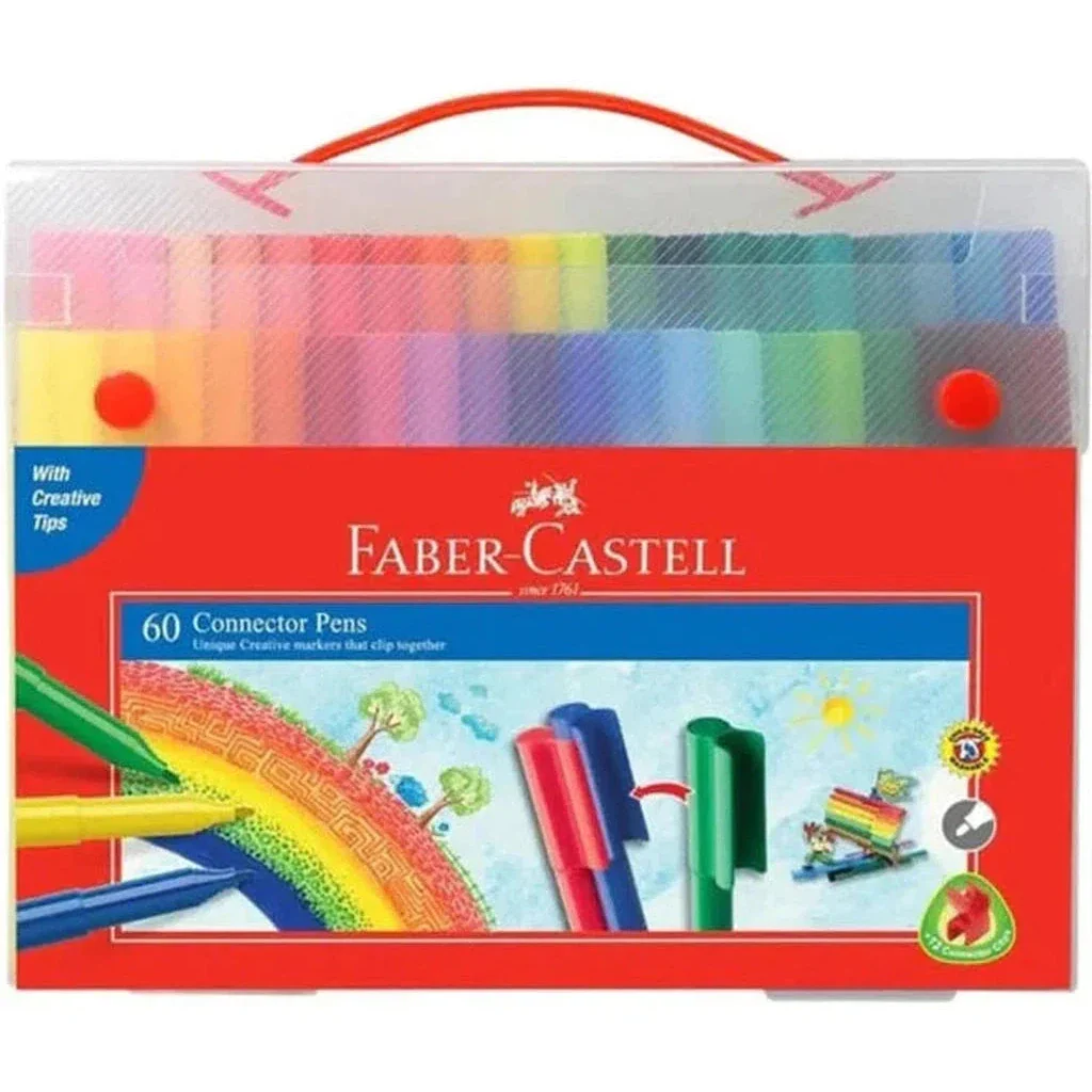 Faber Castell Connector Markers 60 Colors