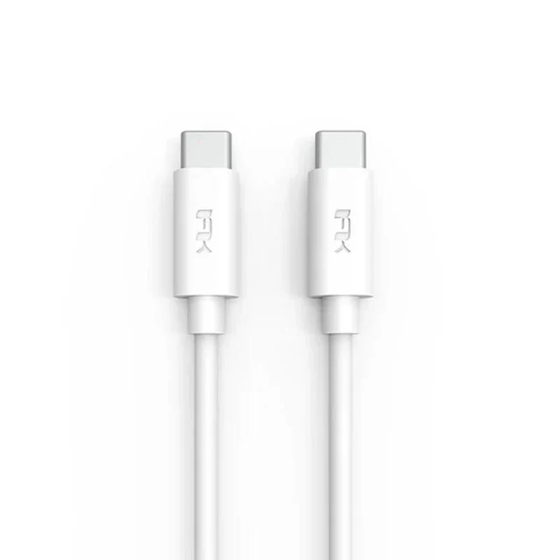 Feeltek USB-C to USB-C Cable 200 cm - White - Image 2