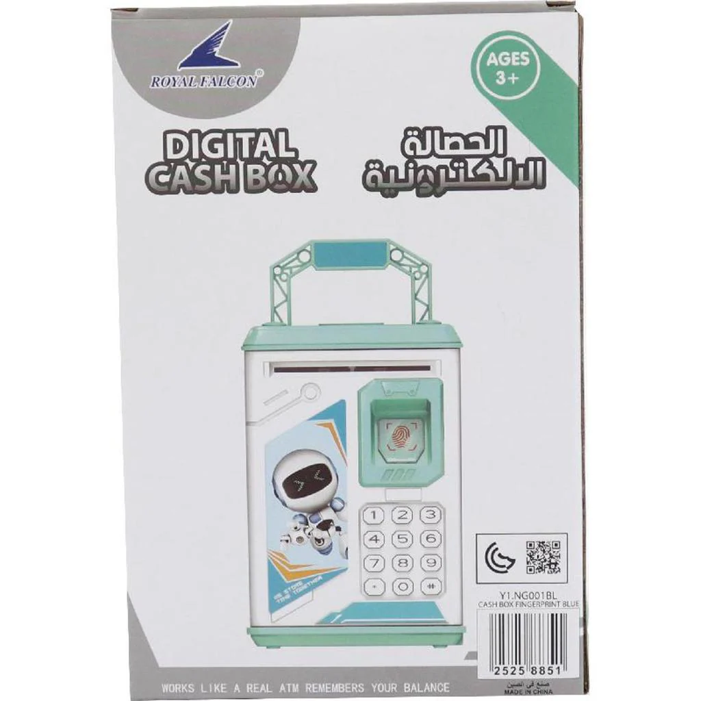 Fingerprint Cash Box - Blue - Image 3