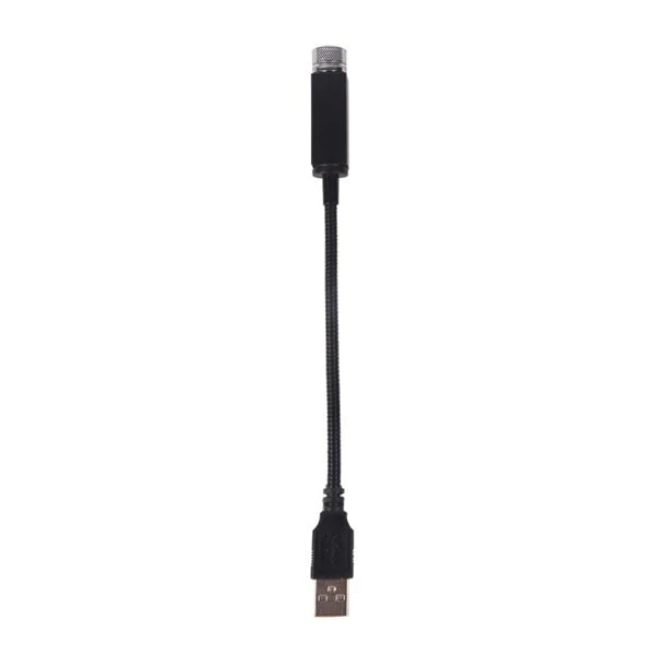 Flexible Car Usb Atmosphere Light Red