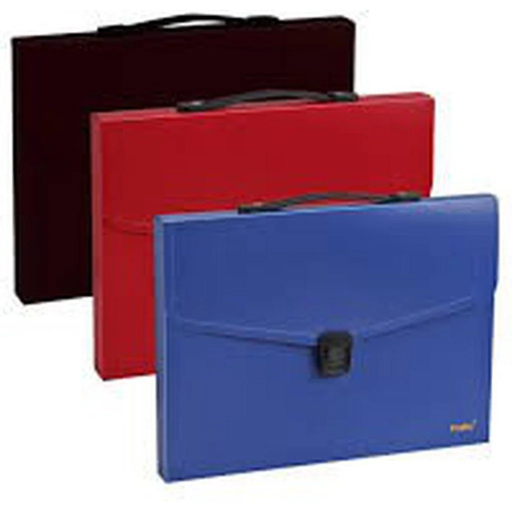 Foska A4 Solid Color Pp Document Case - Image 2