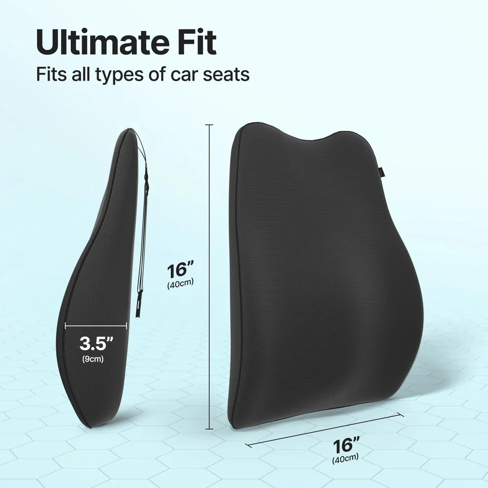 Frido Ultimate Car Backrest Cushion - Black - Image 2