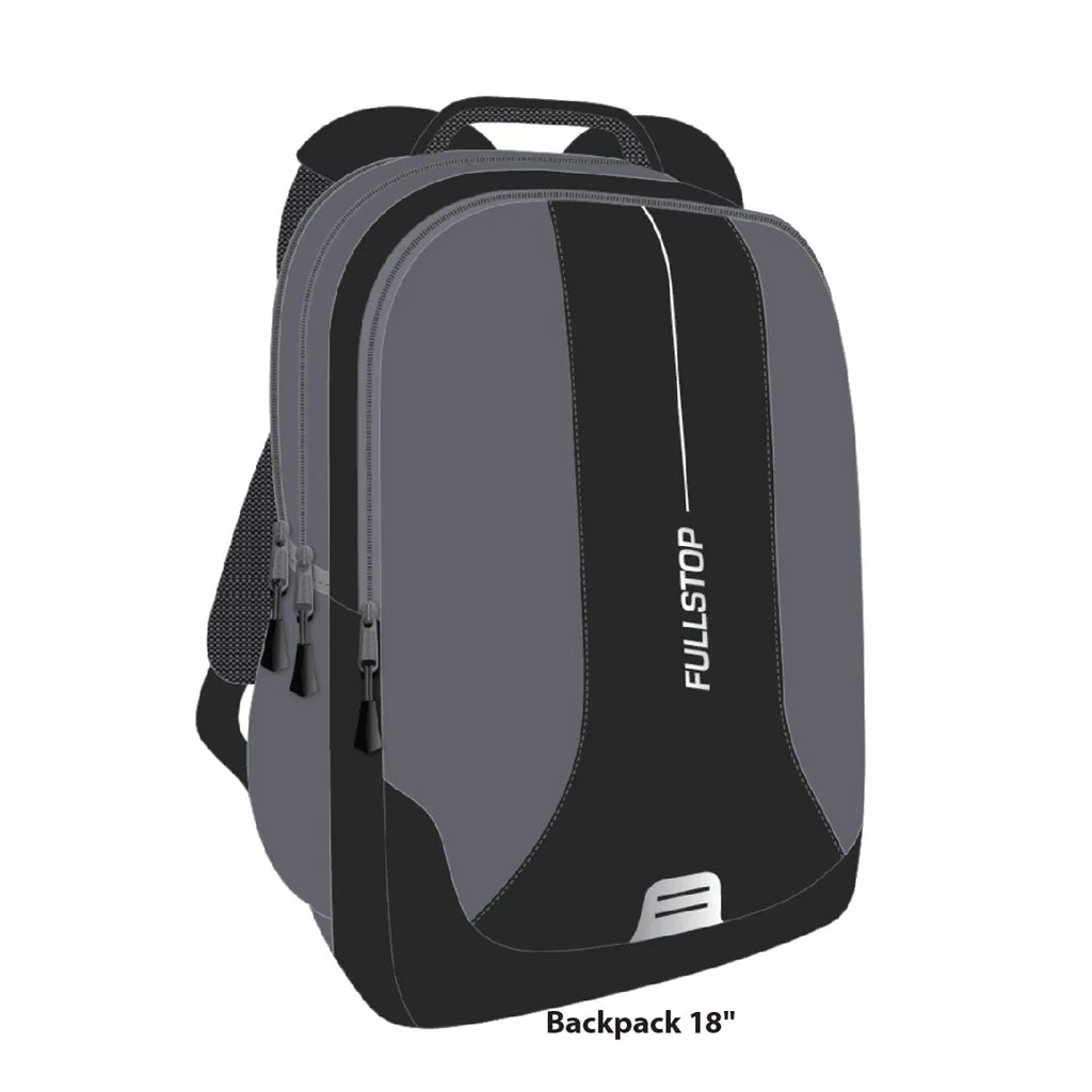FullStop Stripe Backpack Grey