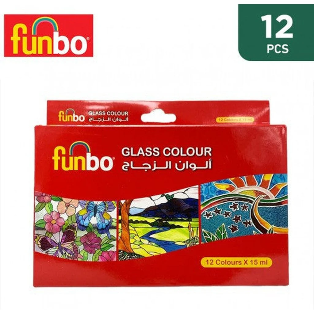 Funbo Glass Color Paint Set