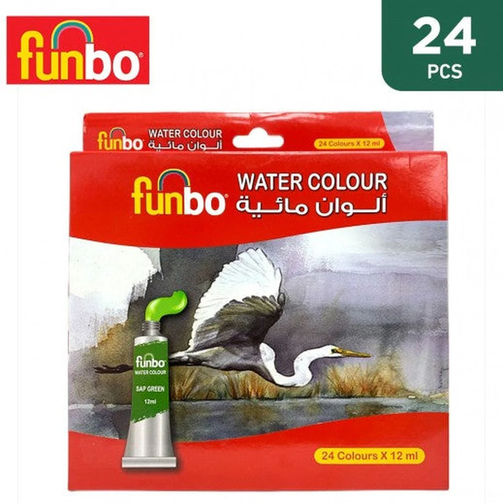 Funbo Watercolor Set Of 24 - 12Ml