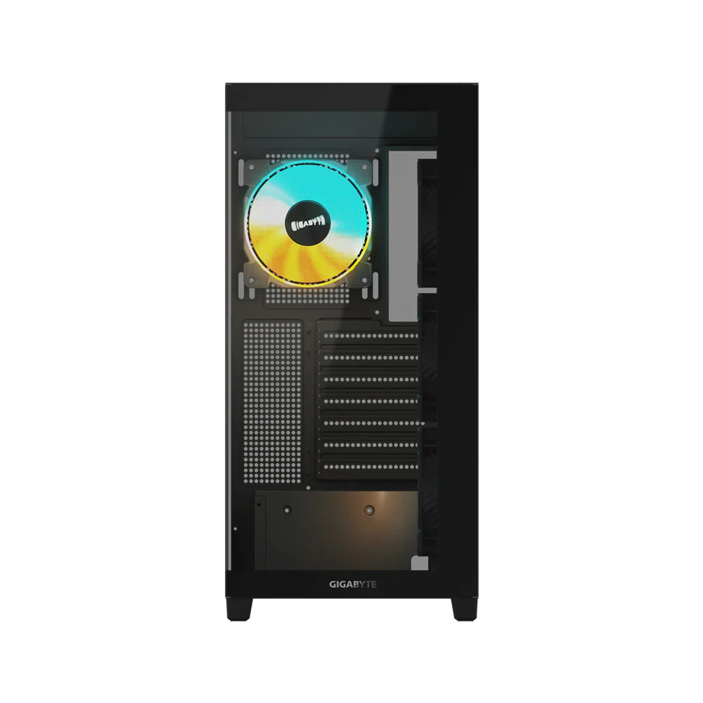 Gigabyte C500 Panoramic Stealth Mid Tower Case Black - Image 2