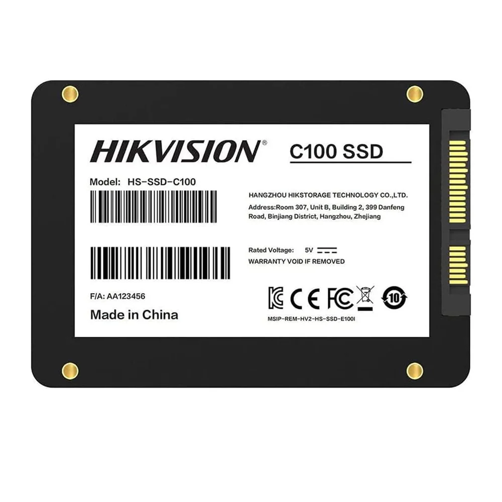 Hikvision 480GB C100 SSD 2.5″ SATA 6Gb/s – 550MB/s