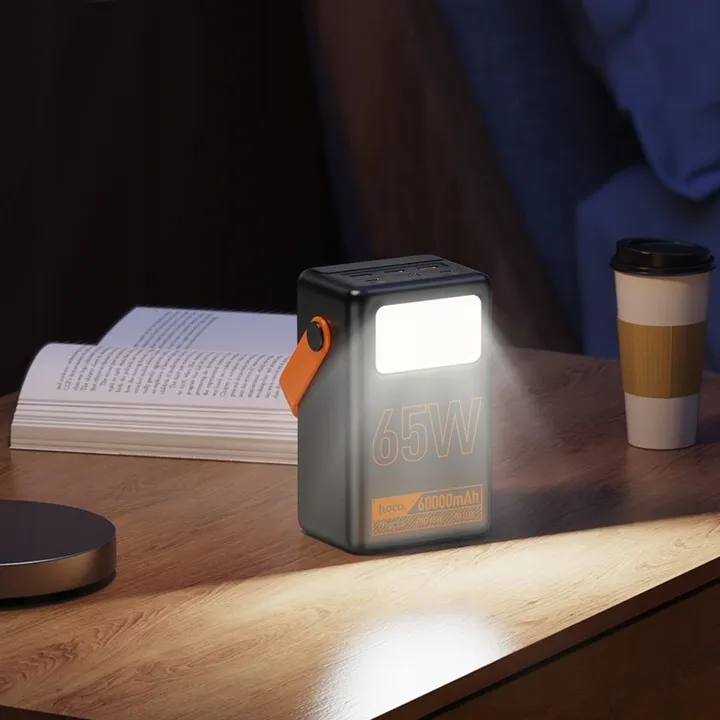 Hoco 65W 60000mAh Powermaster Power Bank 5 Port Output J110A - Image 4