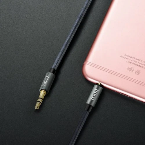 Hoco Cable 3.5mm to 3.5mm UPA03 Noble sound audio AUX Cable - Image 5