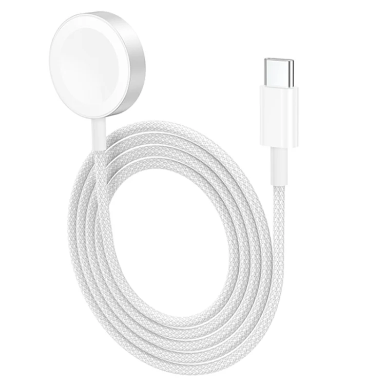Hoco CW46 Magsafe Magnetic Watch Wireless Charger for Apple Watch Series – White