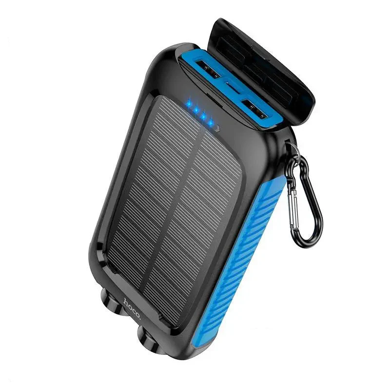 Hoco DB51 Sunpower Solar Power Bank With Light 8000mAh - Image 3