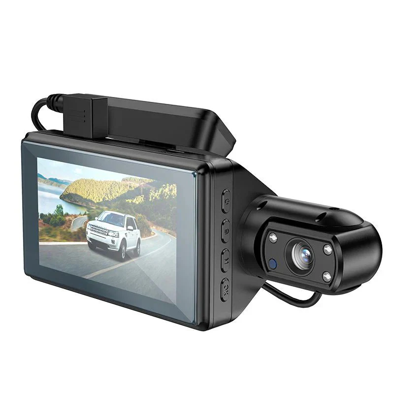 Hoco Di07 Dual Camera Driving Recorder - 200mAh / 2.5" Inch / USB / Wired - Black - Image 3