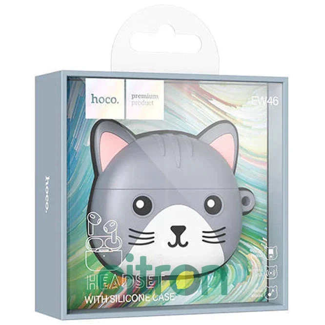 Hoco EW46 True wireless stereo headset - mysterious cat - Image 5