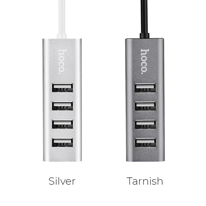 Hoco HB1 USB Hub – USB-A to 4-Port USB 2.0 for Charging & Data Sync - Image 6