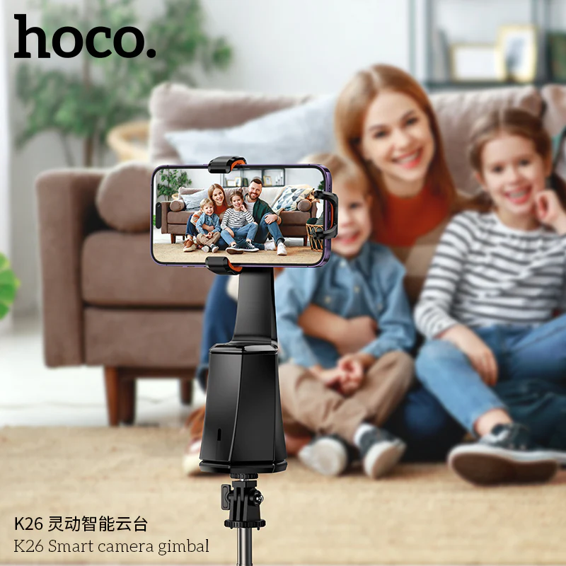 HOCO K26 Gimbal Mount for Smart Camera - Black - Image 10
