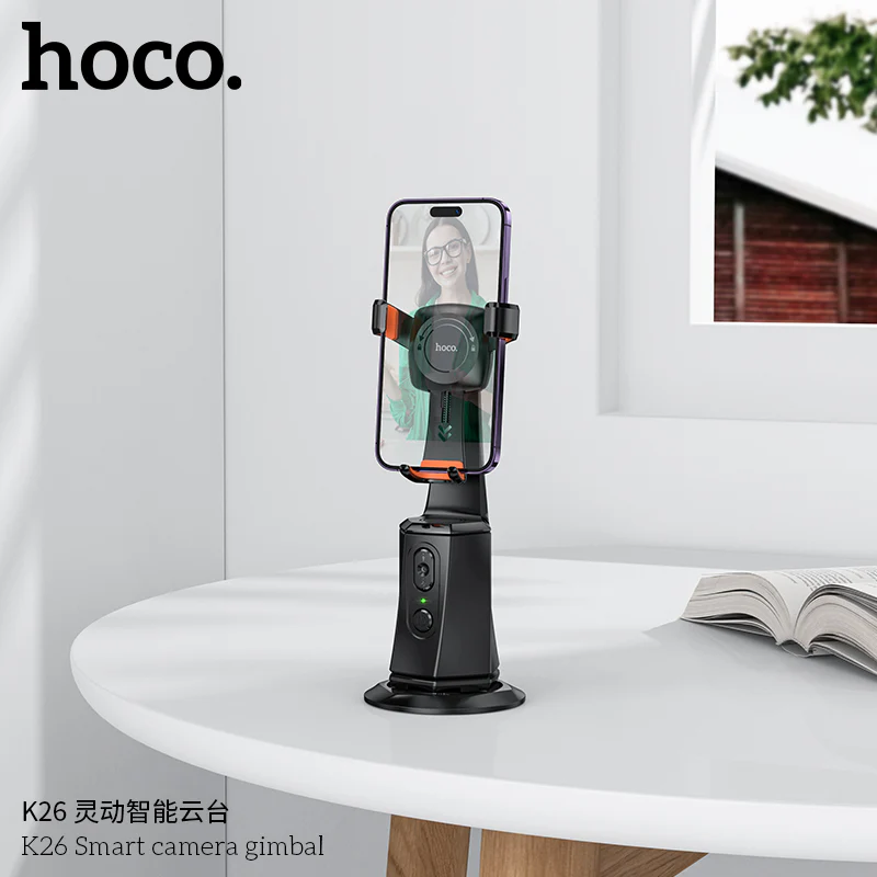 HOCO K26 Gimbal Mount for Smart Camera - Black - Image 8