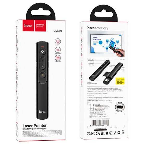 Hoco Laser Pointer GM201 Smart PPT Page Turning Pen Bluetooth Model - Image 5