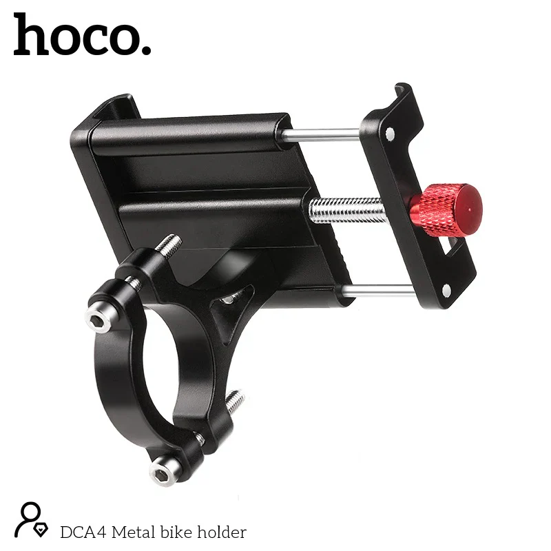 HOCO Metal Bike Phone Holder – Universal Mount - Image 2
