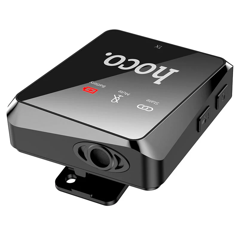 HOCO Microphone S31 Stream wireless with 3-in-1 receiver - Black - Image 3