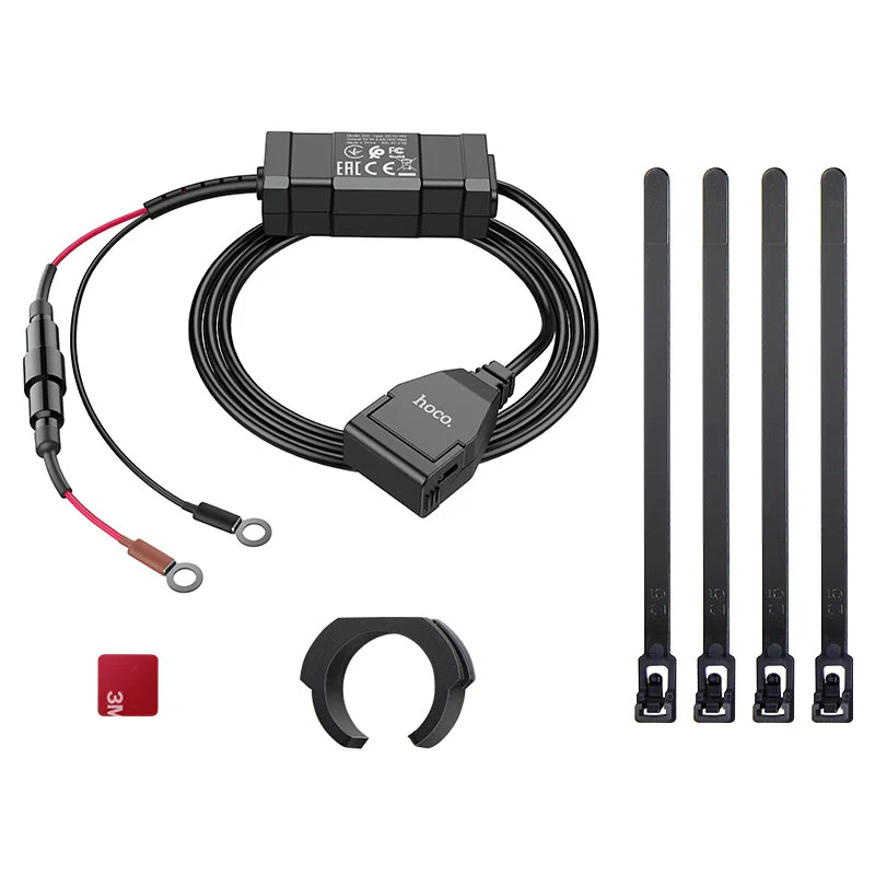 Hoco Single Port Safety Motorcycle charger Z45 - Image 2
