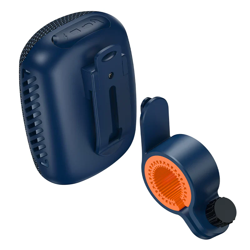 Hoco Wireless Sports Speaker 5W Portable Bluetooth Sound Box - Navy Blue - Image 2