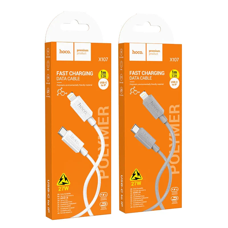 Hoco X107 Favor PD charging data cable iP - Image 3