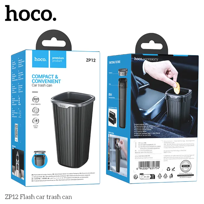HOCO ZP12 Flash Car Trash Can - Image 3