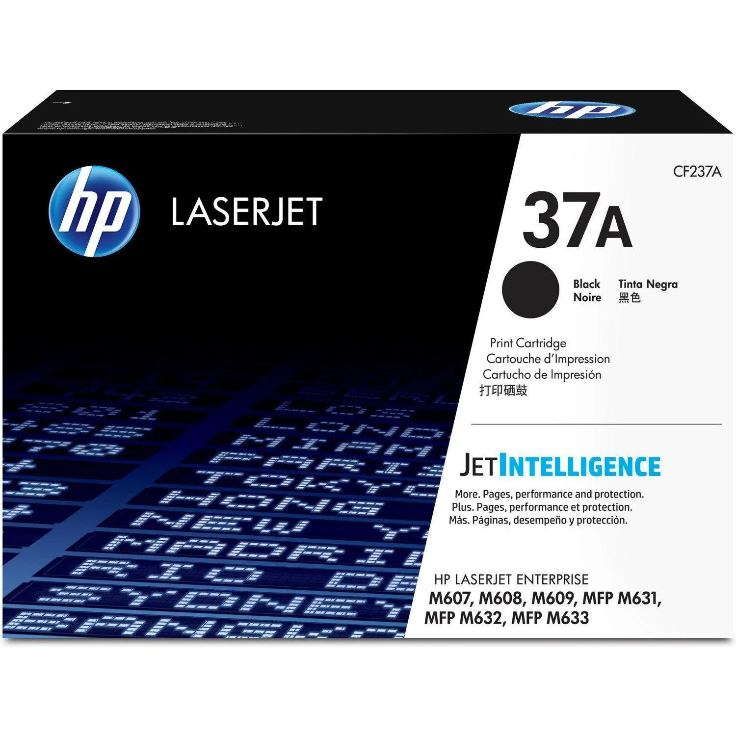 HP 37A Black LaserJet Toner Cartridge - 11k pages / Black Color / Toner Cartridge