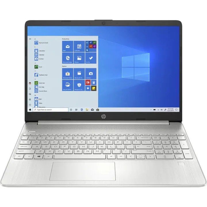 HP Laptop 15DY-2093DX - Core i5-1135G7, 8GB RAM, 256GB SSD, 15.6" FHD Screen, Windows 10 Home,Eng key,Natural Silver