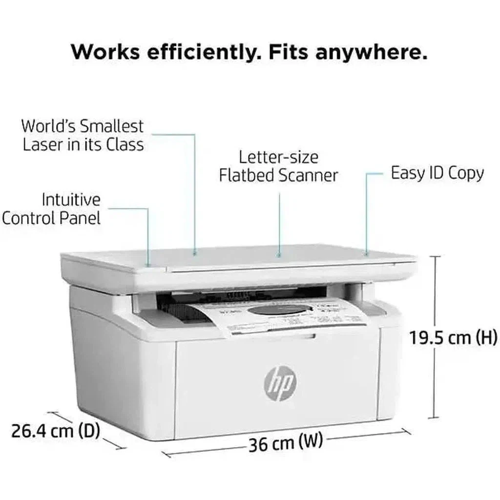 Hp Laserjet Mfp M141A 20Ppm 600Dpi A4 Usb Mono Laser Printer - Image 2