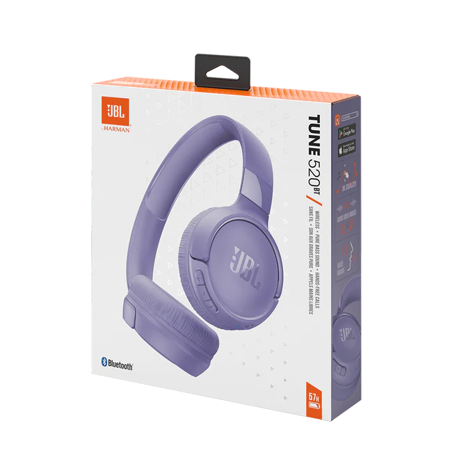 JBL Bluetooth Headphone Tune 520BT - Purple - Image 11