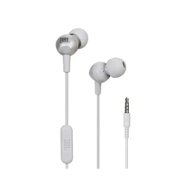 JBL C200 SIU Wired In Ear Headphones with Mic, JBL Pure Bass Sound Silver Color - Image 3