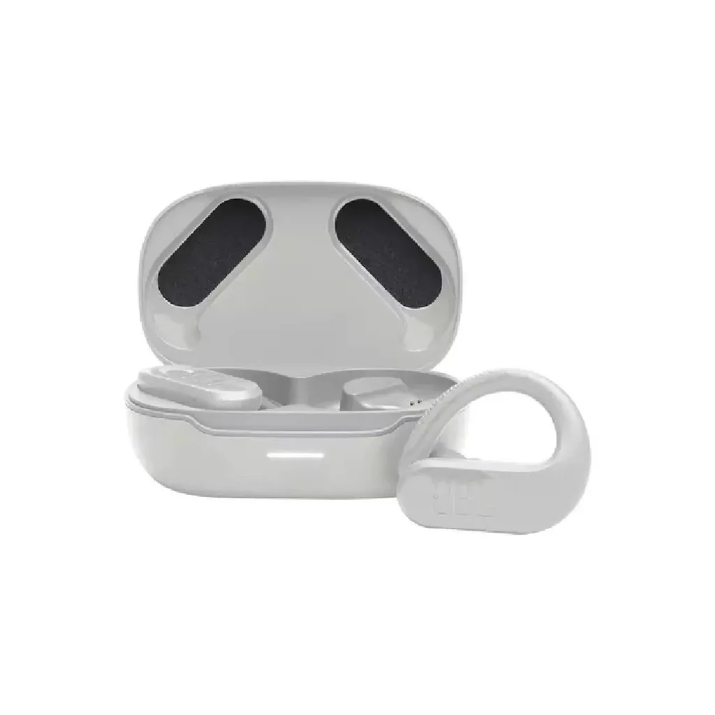 JBL Endurance Peak 3 True Wireless Sports EARBUDS, JBLENDURPEAK3WT - White - Image 2