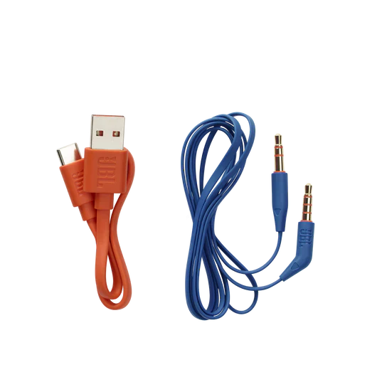 JBL JR 460NC Bluetooth Wireless Kids Headphone - Over-ear / Wireless / Blue - Image 8