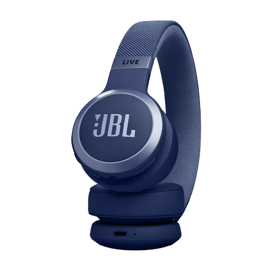 JBL Live 670NC Wireless On-Ear Headphones – Blue - Image 7