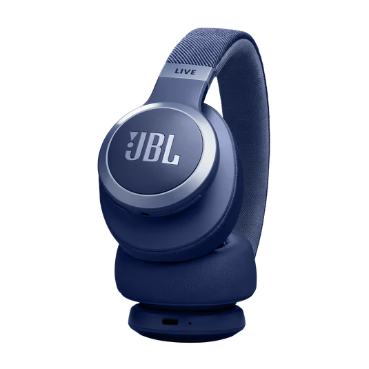 JBL LIVE 770NC Bluetooth Headphone with Mic (Upto 65 Hours Playback, Over Ear, Blue) - Image 7
