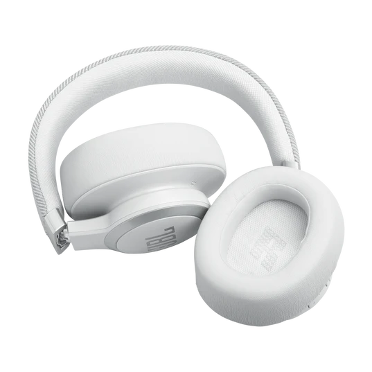 JBL LIVE 770NC Bluetooth Headphone with Mic (Upto 65 Hours Playback, Over Ear, White) - Image 6