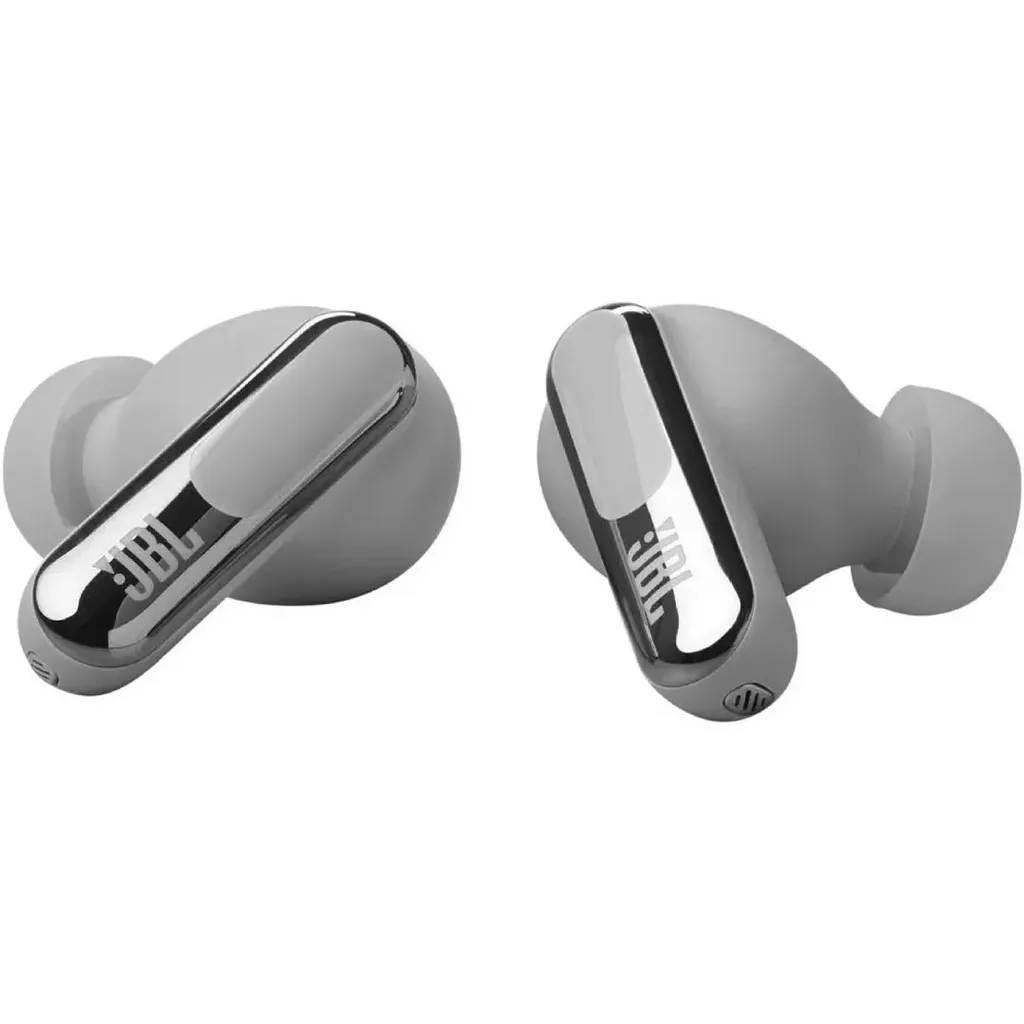 JBL Live Beam 3 True Wireless Noise Cancelling Earbuds with Smart Charging Case – Silver - Image 5