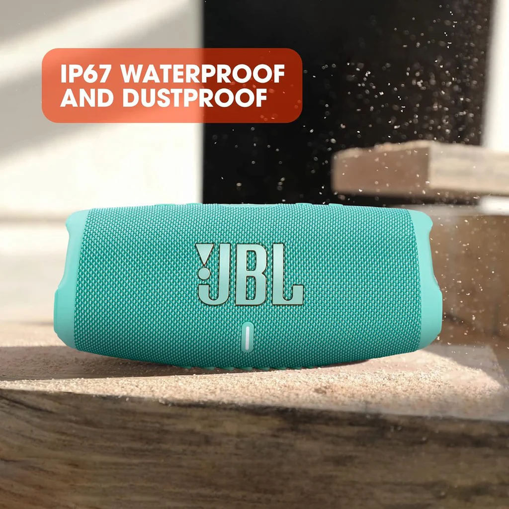 JBL Portable Bluetooth Speaker Charge 5 - Teal - Image 7
