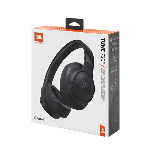 JBL Tune 720BT Wireless Over-Ear Headphones - Black - Image 11