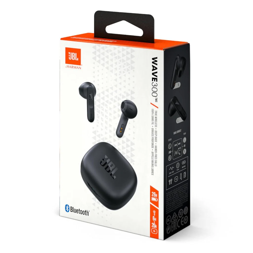 JBL Wave 300TWS True Wireless In-Ear Headphones - Black - Image 11