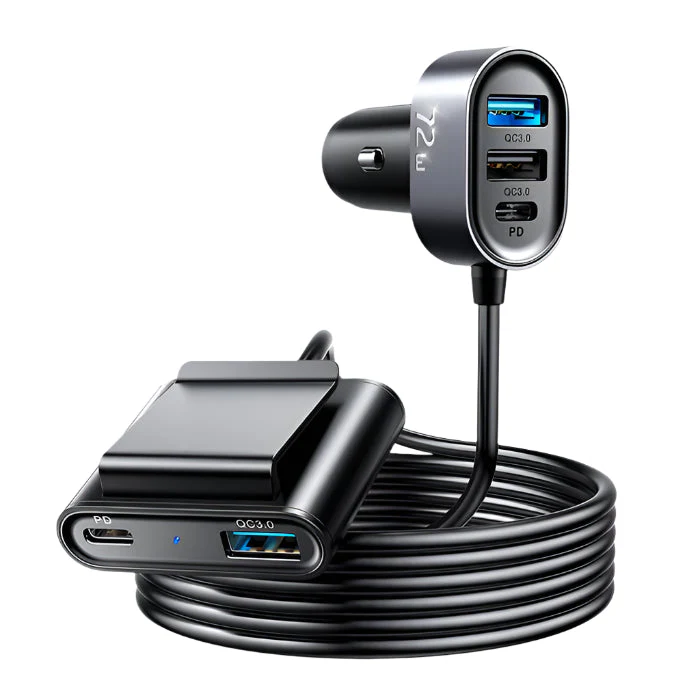 Joyroom 5 multi-port(2 PD + 3 QC3.0) fast car charger