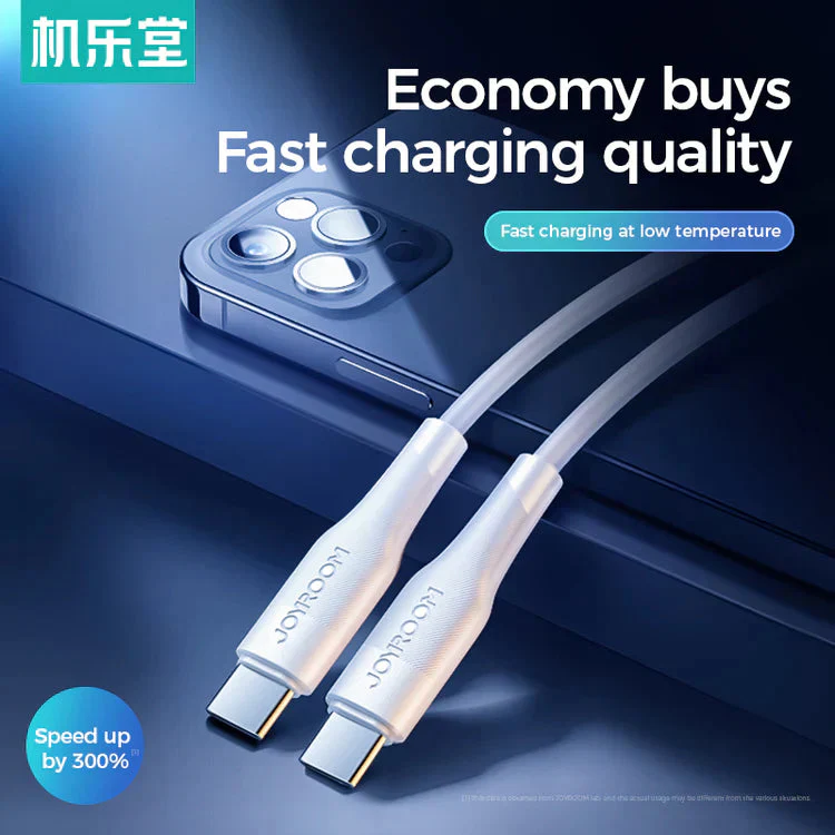 Joyroom 60W Type-c To Type-c cable -White - Image 2
